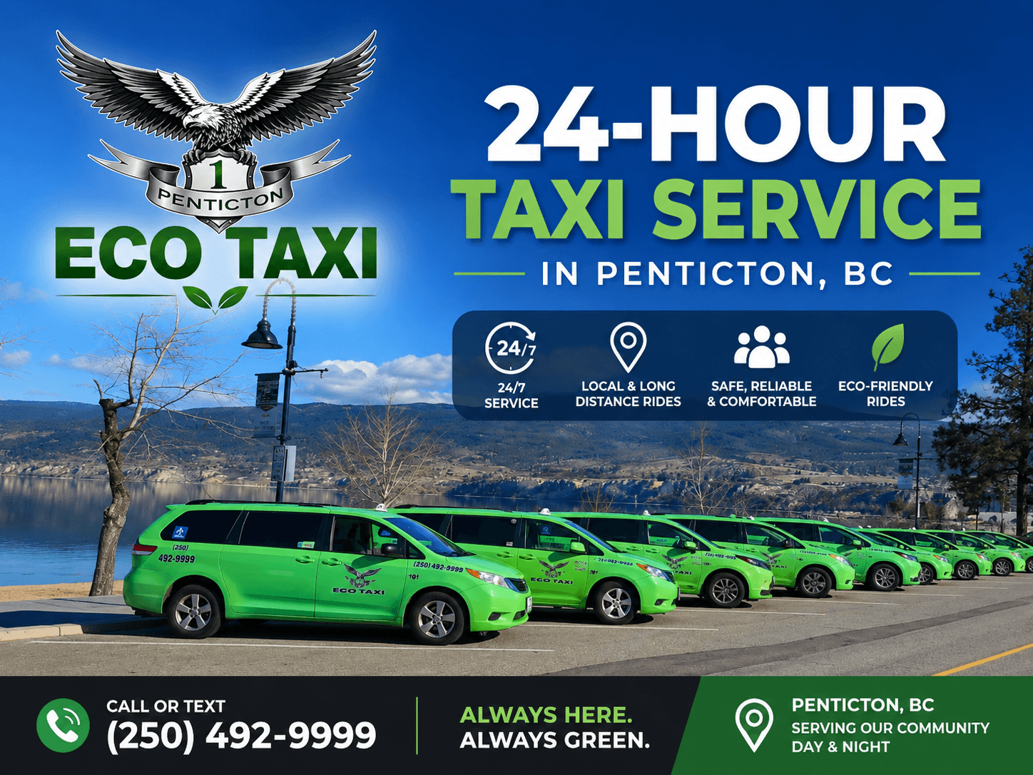 24-Hour Taxi Service in Penticton - eco taxi