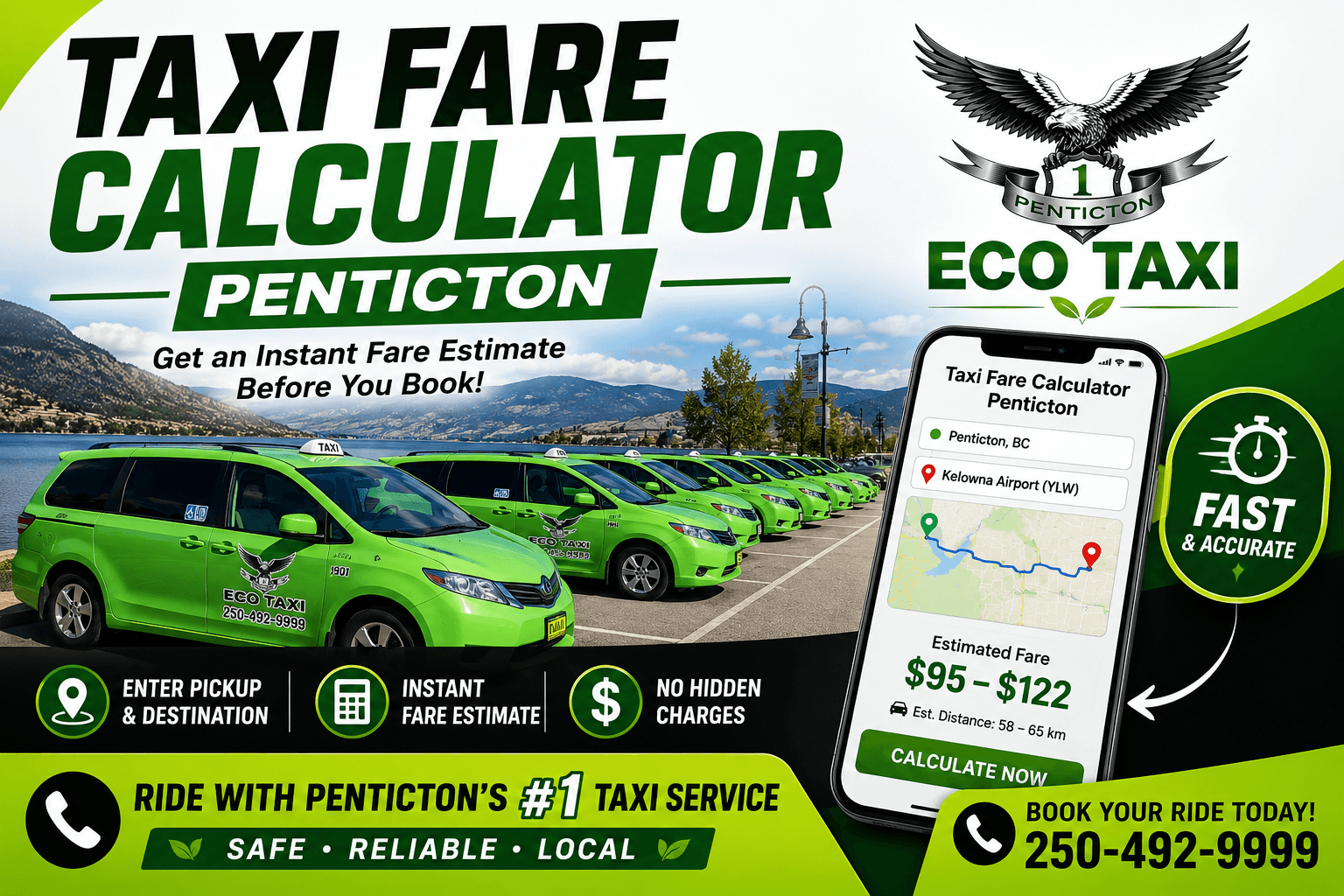 Taxi Fare Calculator Penticton ECO Taxi 1in Penticton