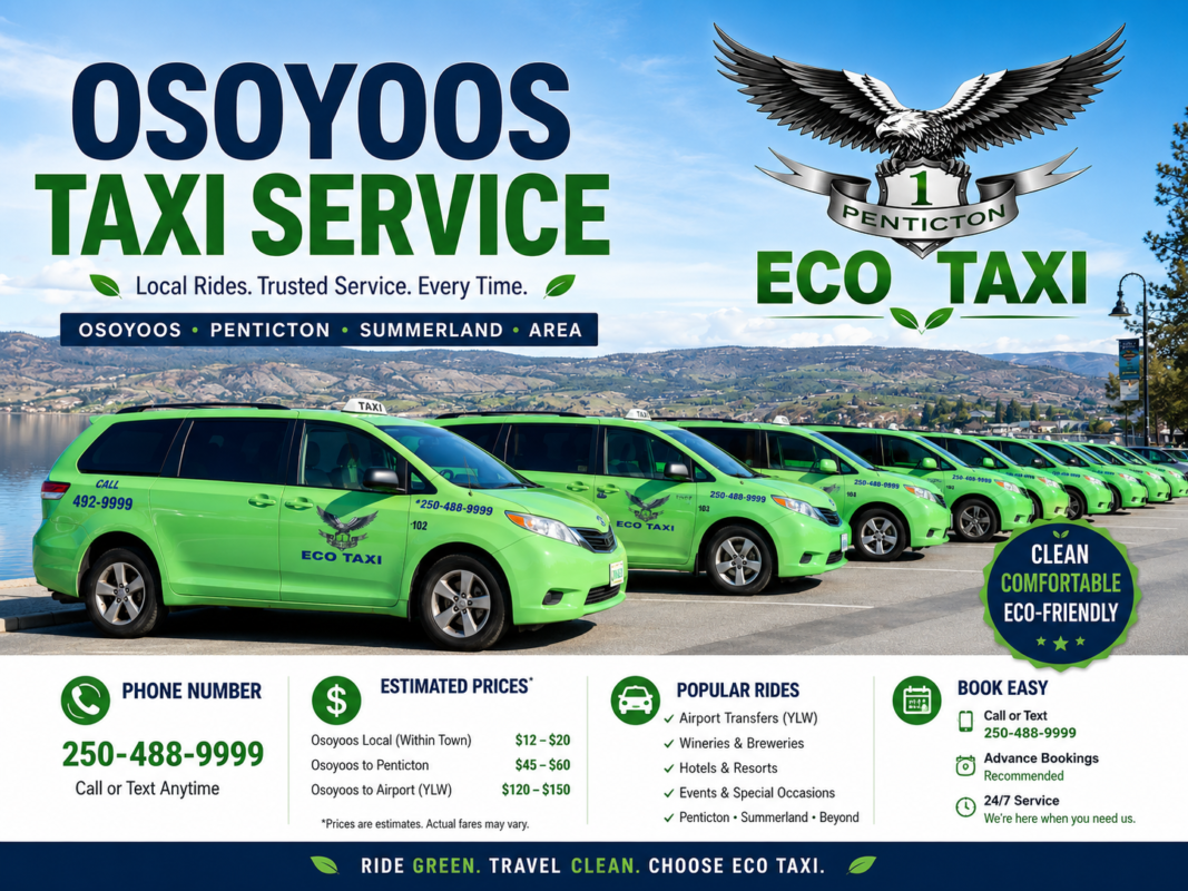 Osoyoos Taxi Service Phone Number
